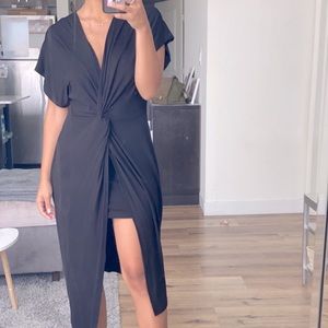 Black High Low Dress